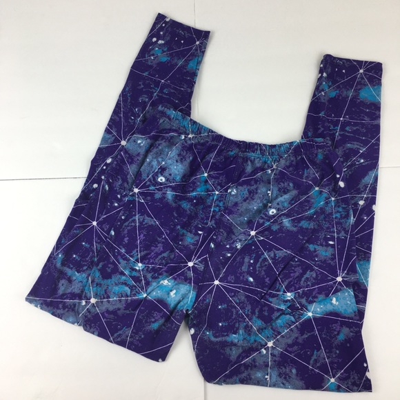 Agnes & Dora Pants - 😻Agnes and Dora Blue and Purple Print Leggings